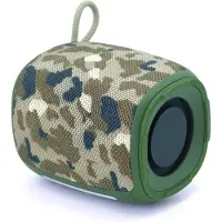 Gembird GMB Audio SPK-BT-LED-03 - Högtalare - för bärbar användning - trådlös - Bluetooth 5.1 - 5 Watt - kamouflagefärgad