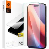 Spigen Glas.tR Slimmat härdat glas för iPhone 15/16