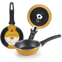 Jamon Stekpanna - IBILI - 14 cm - Emaljerat stål - Non-stick - Induktionskompatibel orange