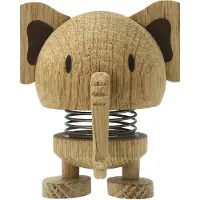 Hoptimist Elefant - S - 6,9 cm - Oak - - One Size - Dekoration