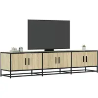 vidaXL TV Enheter 2 pcs Gammalt trä 210 x 35 x 41 cm Konstruerat trä