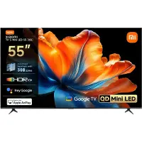 Xiaomi TV S Mini LED 55" (140 cm), QLED Mini LED, Smart TV med Google TV, HDR10+, Triple Tuner, Game Boost Mode, MEMC, Dolby Audio