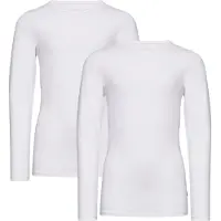 Minymo Tröja - 2-pack - Vit - - 5 år (110) - Tröja