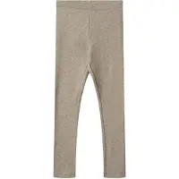 Wheat Leggings - Rib - Jules - Grusmelerad - - 5 år (110) - Leggings