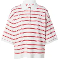 Tommy Hilfiger Oversized Fit Stripe Polo Shirt