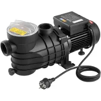 Vevor ovanmarkspump för pool, 250 W, 11 700 l/h maxflöde, en hastighet, poolpump, AC 220–240 V, 2850 varv/min, 8 m max lyfthöjd, med filterkorg och lock, för ovanmarkspooler, bubbelbad och spabad