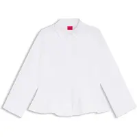 HUGO Embrella 10258602 Red Blus Med Lång ärm