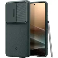 Spigen Samsung Galaxy S26 Ultra Optik Armor Skal - Avgrundsgrön