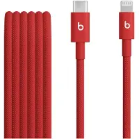 Apple Beats USB-C till Lightning-kabel med vävd yta MFEH4ZM/A - 1.5m - röd