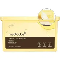 Medicube Deep Vita C Daily Quick 30 Sheet Masks - Veganskt certifierad snabbdispenser Trippelvitaminkomplex fr utstrlning och terfuktning - Ko