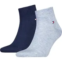 Tommy Hilfiger 2 Pack Flag Embroidery Ankle Socks
