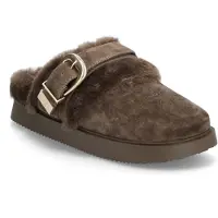 Steve madden Pantolette 'Cozy Up' mörkbrun
