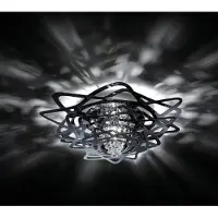 Slamp Taklampor , Aurora, dimbara, Svart, Vardagsrum, Plast, Design