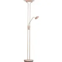 FISCHER&HONSEL GMBH Uplight Tallri, dimbar, Brun / rost, Vardagsrum / matsal, Metall, Modern, Golvlampa
