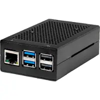 Joy-It RB-AlucaseP5-01B SBC-hölje Passar till: Raspberry Pi Svart