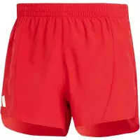 Adidas Sportbyxa 'Adizero Essentials' röd / off-white