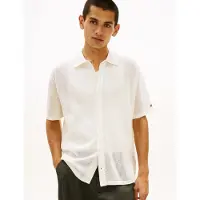 Tommy Hilfiger New York Label Relaxed Fit Waffle Knit Shirt