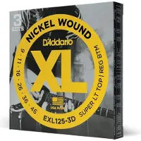 Daddario EXL125-3D 9-46 3 Pack