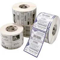 Zebra Z-Perform 1000D - Papper - slät - permanent häftning - ljust vit - 70 x 32 mm 25200 rulle (rullar) (12 rulle/rullar x 2100) etiketter