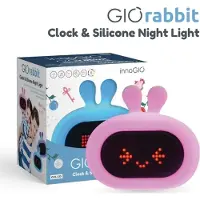 INNOGIO silikon nattlampor för digital väckarklocka GIORABBIT, GIO-135