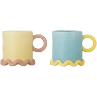 Bloomingville Polly mugg, multifärgad, stengods