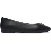Tommy Hilfiger TH Monogram Plaque Leather Ballerinas