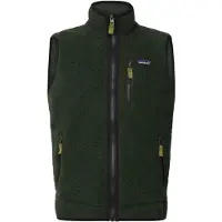 Patagonia - Varumärken - M's Retro Pile Vest Old Growth Green för Unisex - Storlek S - Khaki