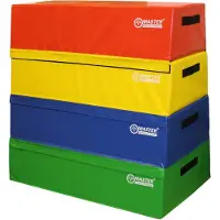 Master plyometrisk jump box-set 4-i-1 Jump Box, 120 cm