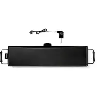 Melissa Teppanyaki Bordsgrill| 1800 W | 90 x 23 cm | Non-stick beläggning | Justerbar termostat | Cool-touch handtag