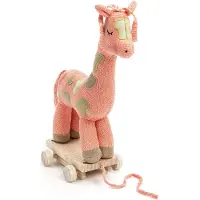 Smallstuff Dragleksak - Giraff - Rosa - - One Size - Dragleksak