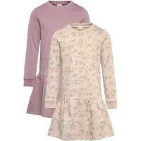 Minymo Träningsklänningar - 2-pack - Elderberry - - 8 år (128) - Klänning