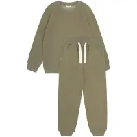 Minymo Sweatset - Vetiver - - 1 år (80) - Sweatset