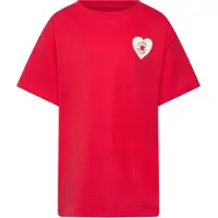 Converse T-shirt 'VALENTINE'S DAY' röd / svart / vit