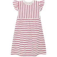 Creamie Klänning - Stripe - Chili Röd - - 6 år (116) - Klänning