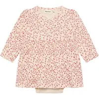 Minymo Klänningsbody - Rib - White Swan - - 1½ år (86) - Body L/Ä