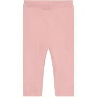Minymo Leggings - Rib - Modal/Bomull - Silver Rosa - - 62 - Leggings