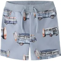 Name It Mini Sweatshorts - NmmJaxon - Blue Dimma - - 3 år (98) - Shorts