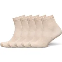 Minymo Strumpor - 5-pack - Sand Melange - - 27/30 - Strumpor