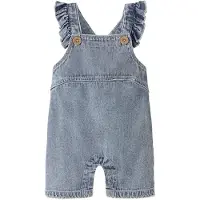 Lil´ Atelier Lil' Atelier Hängselbyxor - NbfFunda - Medium+ Blue Denim - - 68 - Hängselbyxor