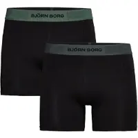 Björn Borg Organic Cotton Stretch Boxers 2-pack Svart, XXL