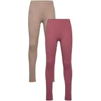 Minymo Leggings - 2-pack - Apple Smör - - 12 år (152) - Leggings