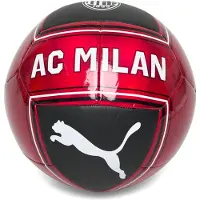 Puma Milan Fotboll FtblCulture - Svart/Röd, storlek Ball SZ. 5