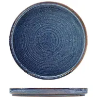 Genware Terra Aqua Blå Lav Præsentationstallerken 25cm