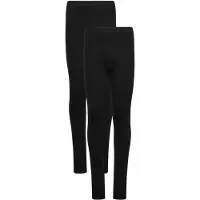 Minymo Leggings - 2-pack - Anthracite - - 3 år (98) - Leggings