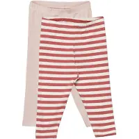 Minymo Leggings - 2-pack - Canyon Rose - - 62 - Leggings