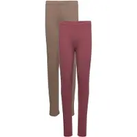 Minymo Leggings - 2-pack - Apple Smör - - 6 år (116) - Leggings
