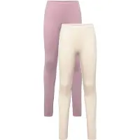 Minymo Leggings - AOP - 2-pack - Elderberry - - 1½ år (86) - Leggings