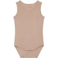 Minymo Body u/ä - Viskos - Enkelt Taupe - - 62 - Body U/Ä