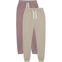 Minymo Sweatpants - 2-pack - Elderberry - - 5 år (110) - Sweatpants