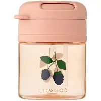 Liewood Mugg m. Sugrör - Pavia - 280 ml - Berry/Pale Toscana - - One Size - Mugg